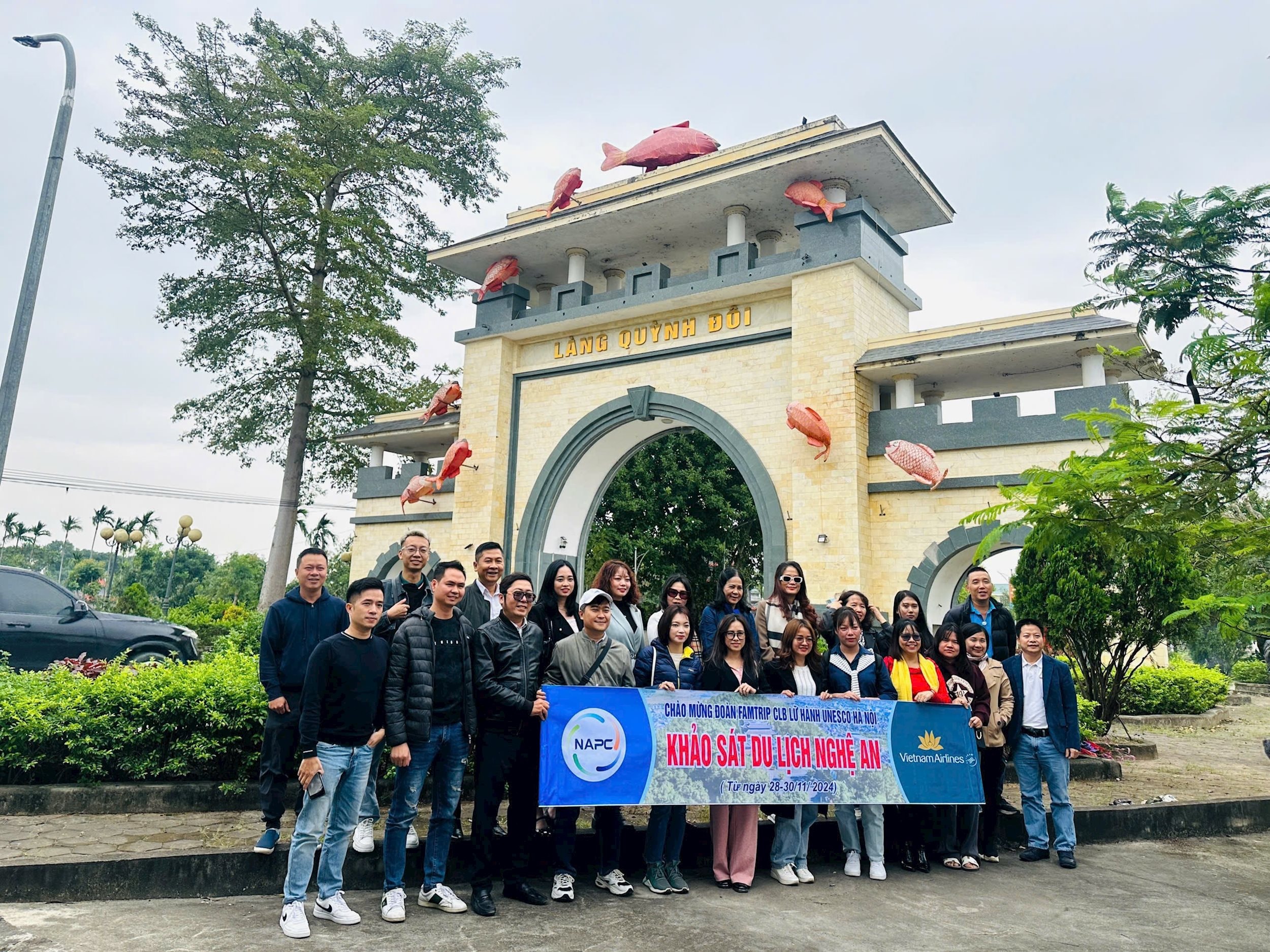 Đoàn famtrip Hà Nội khảo sát, quảng bá du lịch Nghệ An