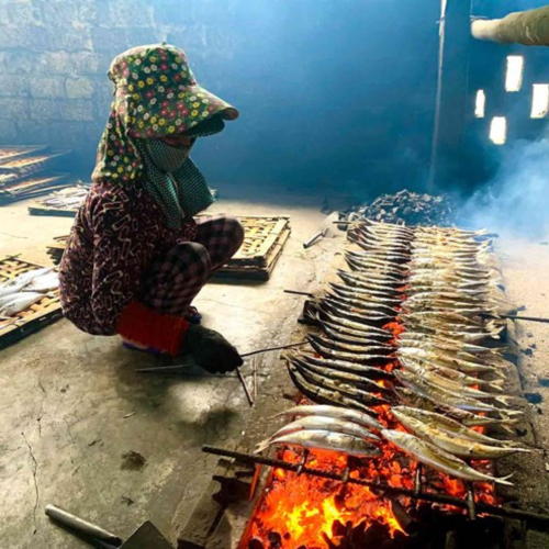 Độc Đáo Làng Nghề Nướng Cá Nổi Tiếng Ở Nghệ An