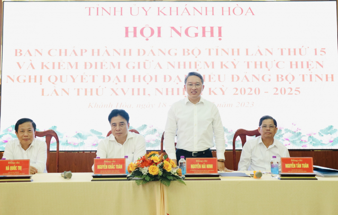 Ban chấp hành Đảng bộ tỉnh Khánh Hòa tổ chức Hội nghị giữa nhiệm kỳ 2020-2025