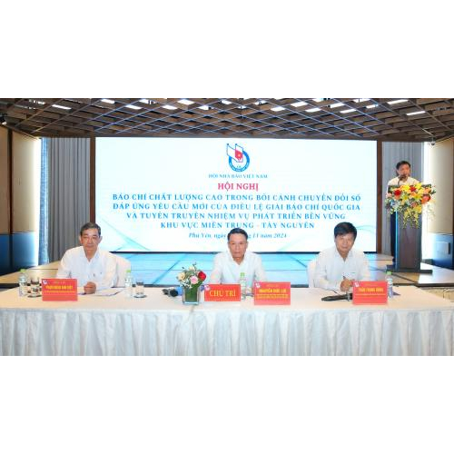 Hội Nhà báo Việt Nam: Hội nghị về chuyển đổi số báo chí và tuyên truyền phát triển bền vững khu vực miền Trung - Tây Nguyên