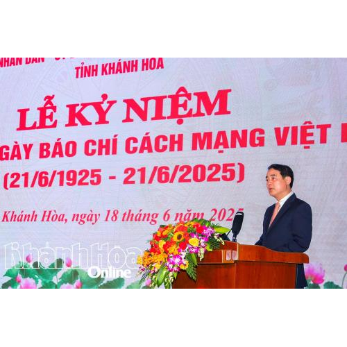 Tỉnh Khánh Hòa tổ chức trọng thể lễ kỷ niệm 100 năm Ngày Báo chí cách mạng Việt Nam