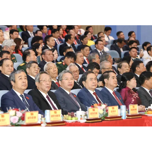 Khai mạc trọng thể Đại hội đại biểu Đảng bộ tỉnh Khánh Hòa lần thứ I, nhiệm kỳ 2025 - 2030