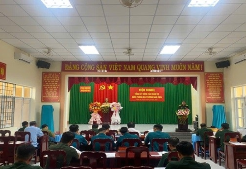 Hội nghị tổng kết công tác quân sự, quốc phòng