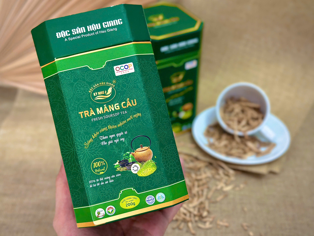 Pha trà quả mãng cầu