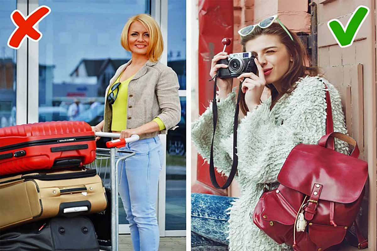 Mang theo quá nhiều hành lý