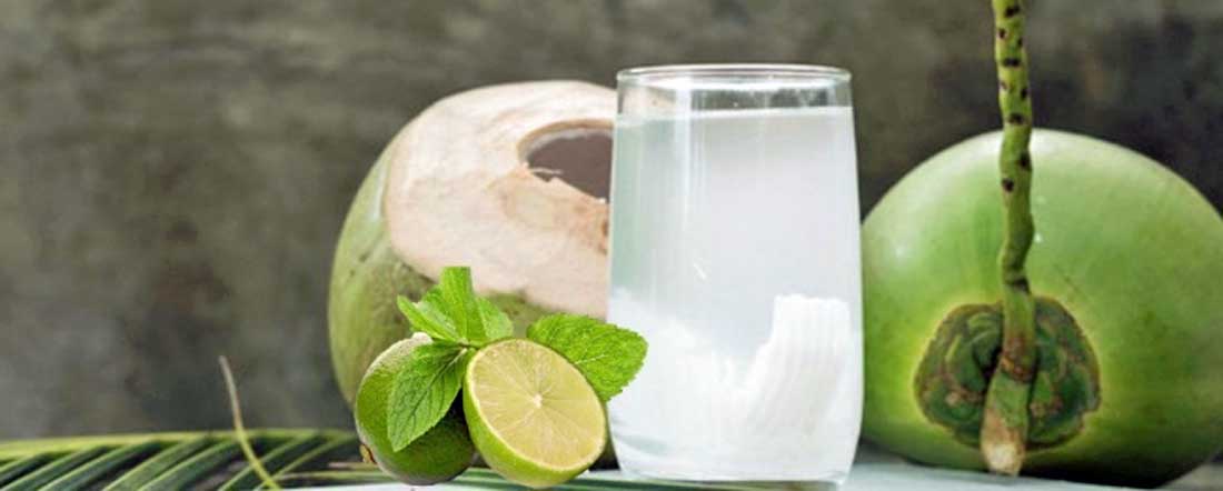 Nước dừa và chanh