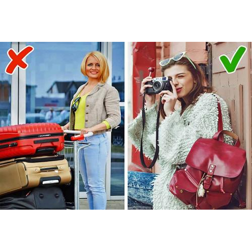 Mang theo quá nhiều hành lý