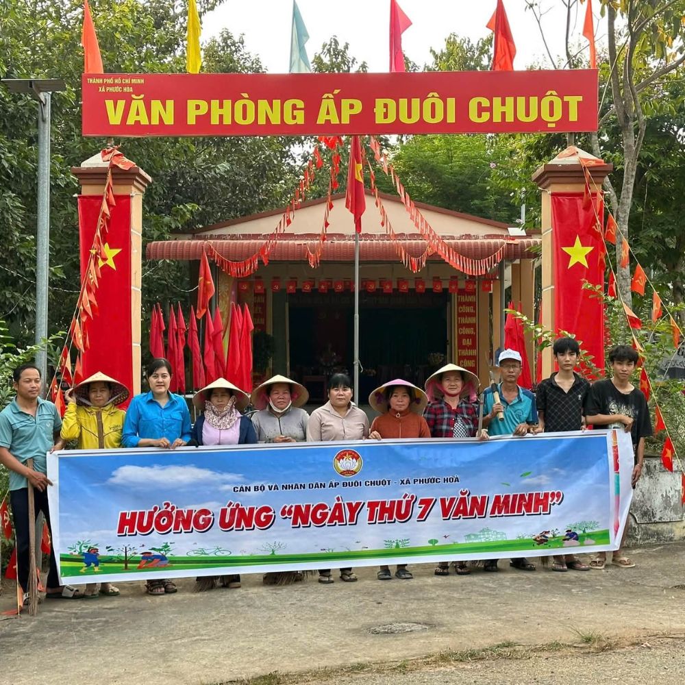 Phước Hòa Ra Quân Ngày Thứ Bảy Văn Minh Chào Mừng 51 Năm Ngày Giải Phóng Miền Nam (30/4/1975 - 30/4/2026)