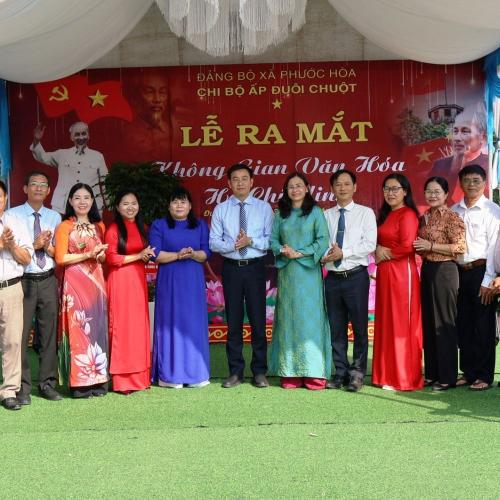Lễ Khánh Thành Và Ra Mắt Không Gian Văn Hóa Hồ Chí Minh Tại Ấp Đuôi Chuột, Xã Phước Hòa
