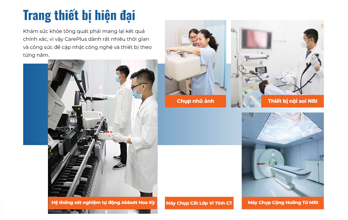 Trang thiết bị hiện đại