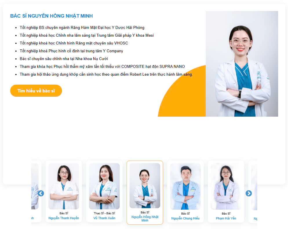 Đội ngũ bác sĩ