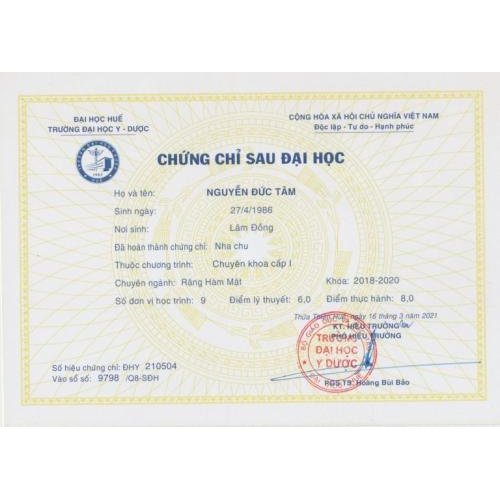 Nha khoa đạt tiêu chí chất lượng