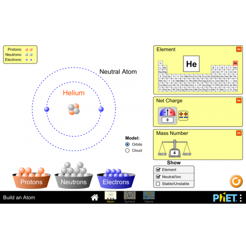 (Mô phỏng) Vật lý: Build an Atom (Xây dựng một nguyên tử)