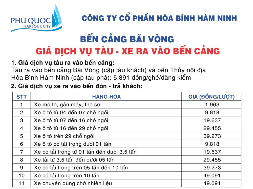 Dịch vụ cảng biển