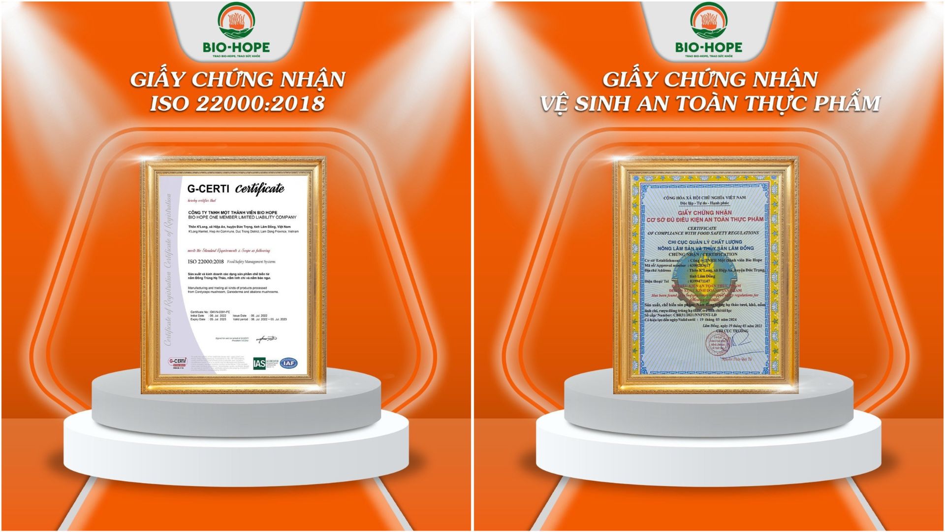 5. Chất lượng và uy tín – nền tảng của Bio Hope