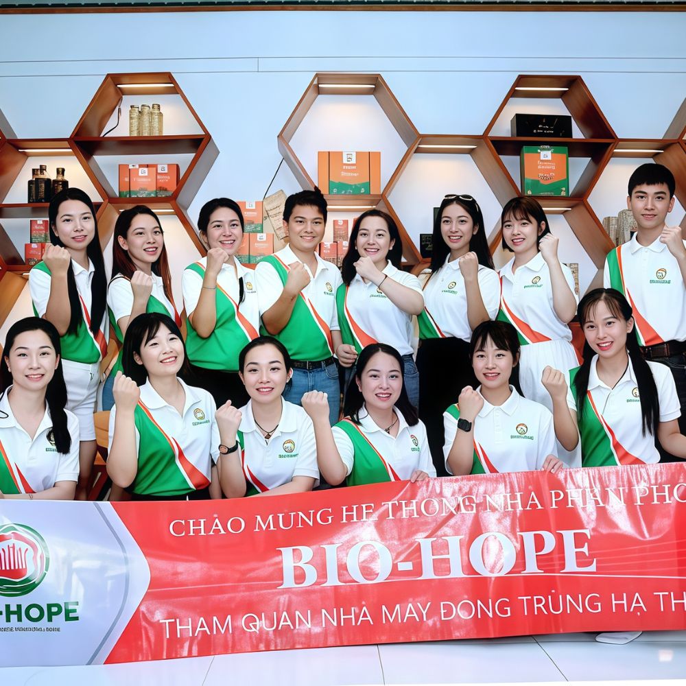 Chào Mừng Hệ Thống Nhà Phân Phối Tham Quan Nhà Máy Sản Xuất ng Trùng Hạ Thảo Bio-hope
