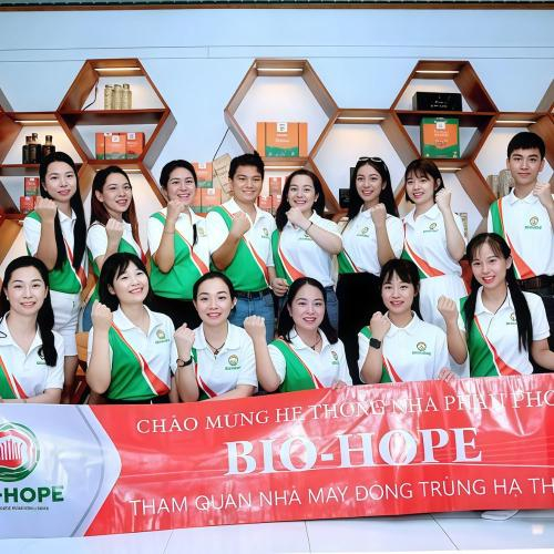 Chào Mừng Hệ Thống Nhà Phân Phối Tham Quan Nhà Máy Sản Xuất ng Trùng Hạ Thảo Bio-hope