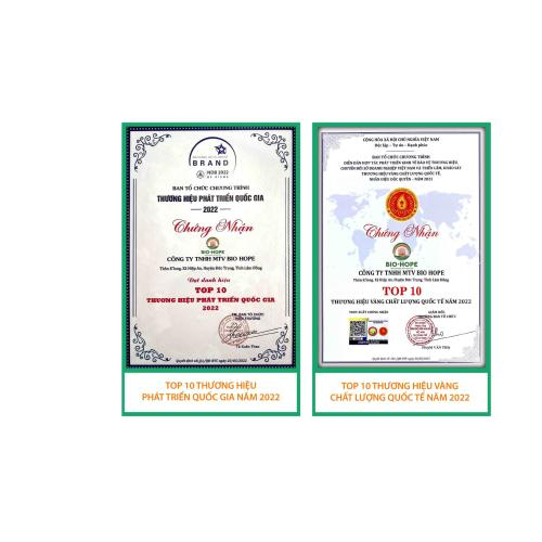 3. Uy tín được khẳng định bằng danh hiệu quốc gia