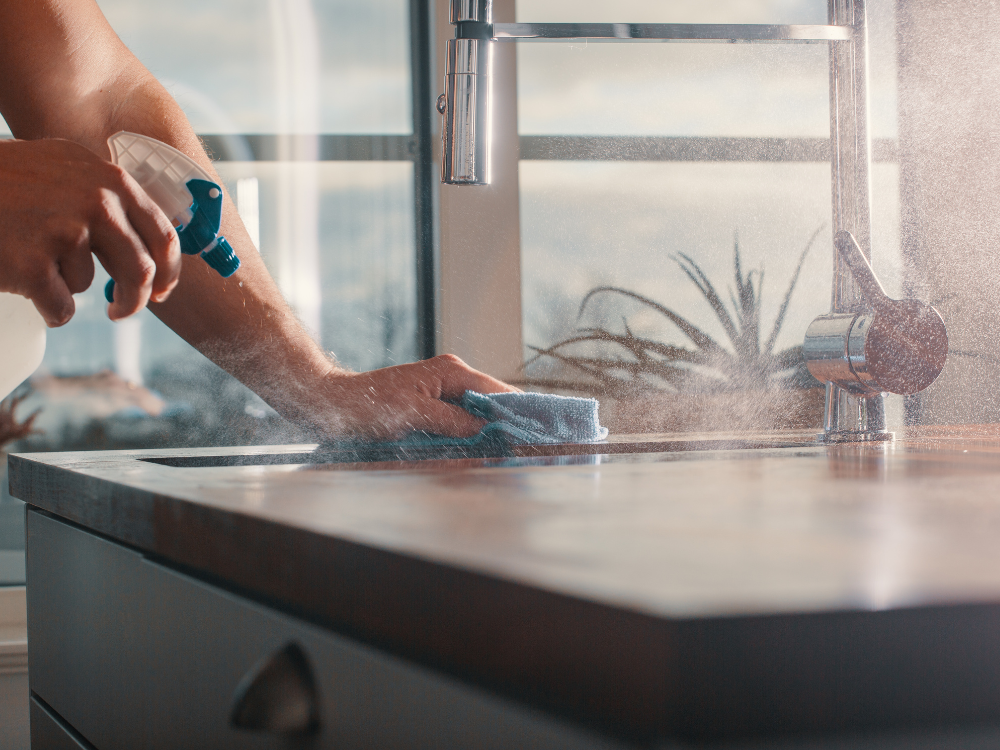 4. Gầm bếp và dưới tủ lạnh