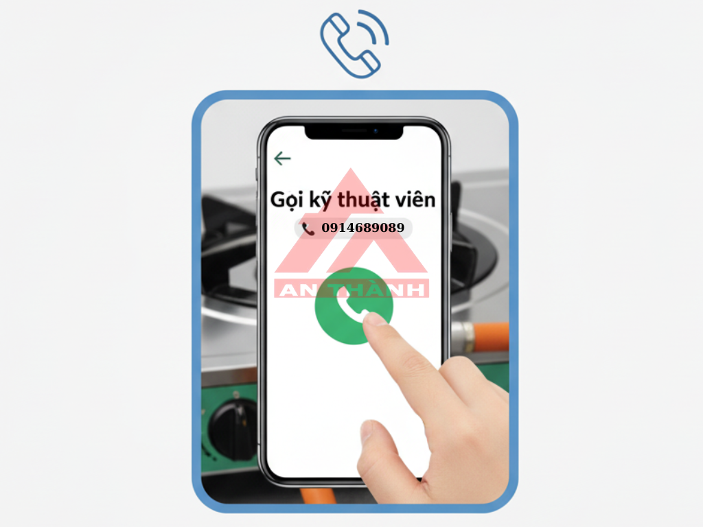 Bước 5: Gọi đội kỹ thuật viên của An Thành ĐT