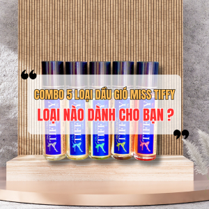Combo 5 Loại Dầu Gió Miss Tiffy – Loại Nào Dành Cho Bạn?