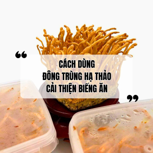 Đông Trùng Hạ Thảo Có Giúp Ăn Ngon, Biếng Ăn Không? Cách Dùng Cải Thiện Biếng Ăn Hiệu Quả