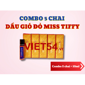 1. Tại sao nên sở hữu combo 5 chai dầu gió đỏ Miss Tiffy?