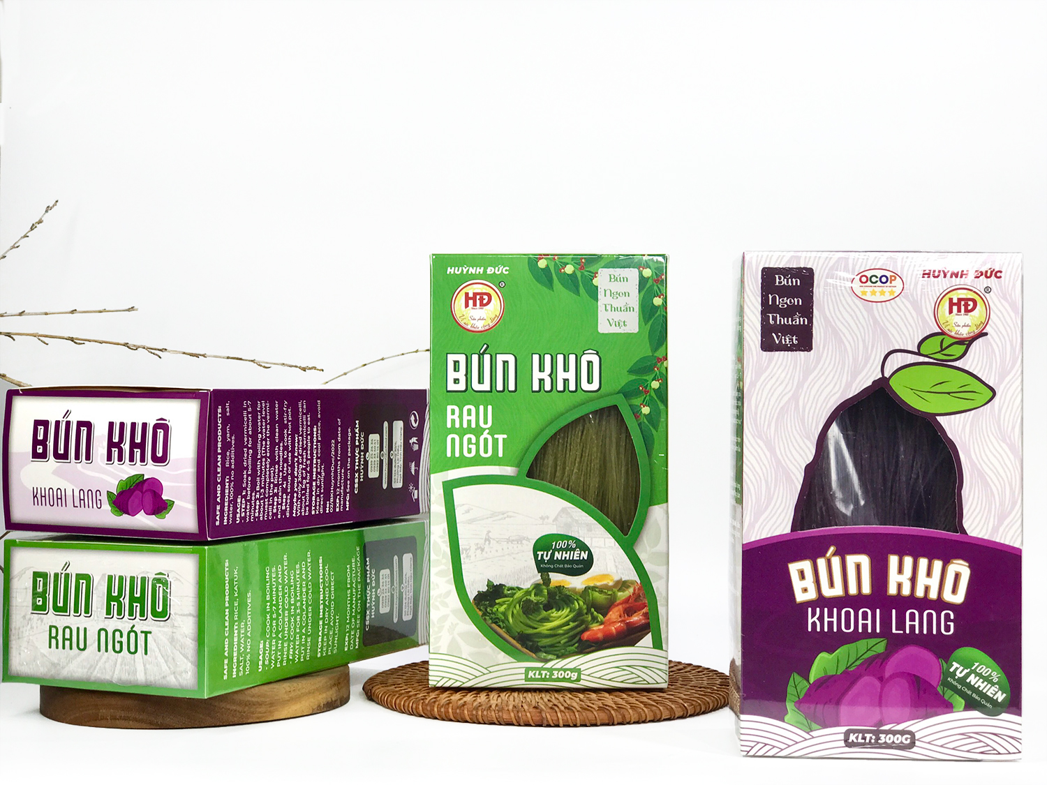 Thành phần chính tạo ra bún khô