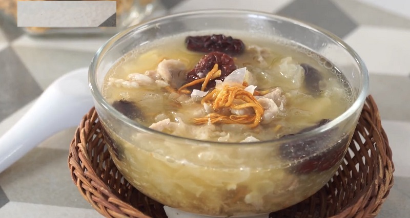 Đông trùng hạ thảo hạ thảo nấu cháo