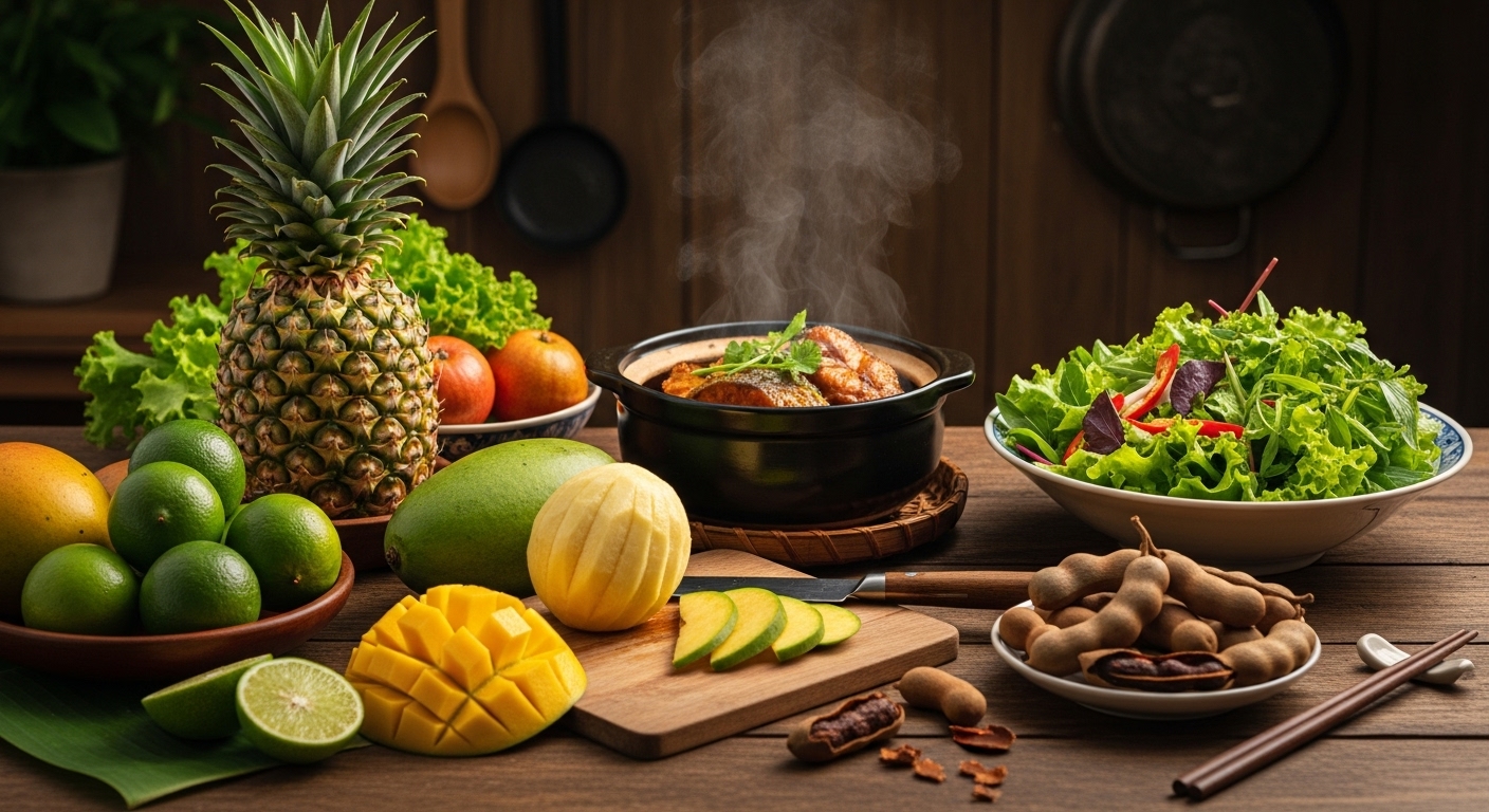 Bí quyết nấu ăn ít đường, ít muối nhờ trái cây