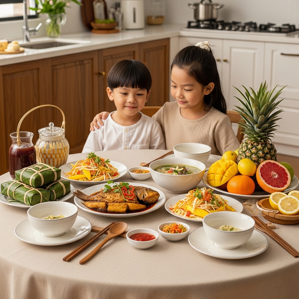 Trái Cây Trong Bữa Cơm Việt: Sự Kết Hợp Thanh Mát Giữa Truyền Thống Và Hiện Đại