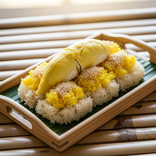 Xôi Sầu Riêng - Sự Giao Thoa Giữa Nếp Thơm Và Trái Ngọt Miền Sông Nước