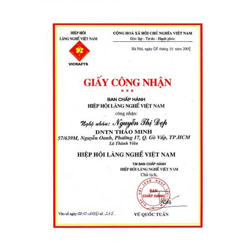 Giấy chứng nhận, bằng khen