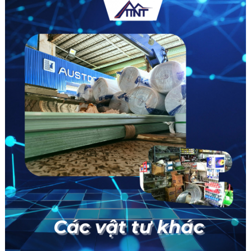 Và đa dạng các loại vật liệu khác