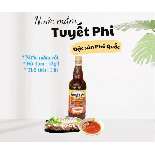 Sản phẩm của nước mắm Tuyết Phi