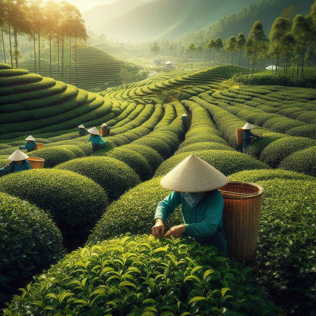 Trà xanh Thái Nguyên