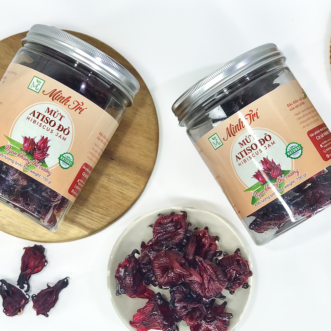 Mứt hoa atiso đỏ