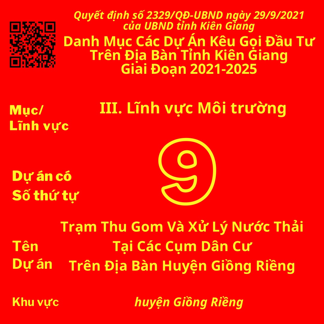Ec6eBb5h7fA4A83 A77cD584Ah8b00B Dự Án Có Số TT 9: Trạm Thu Gom Và Xử Lý Nước Thải Tại Các Cụm Dân Cư Trên Địa Bàn Huyện Giồng Riềng