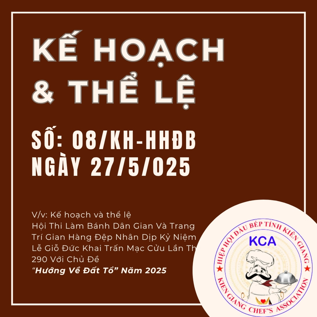 Kế Hoạch Số: 08/KH-HHĐB Ngày 27/5/2025
