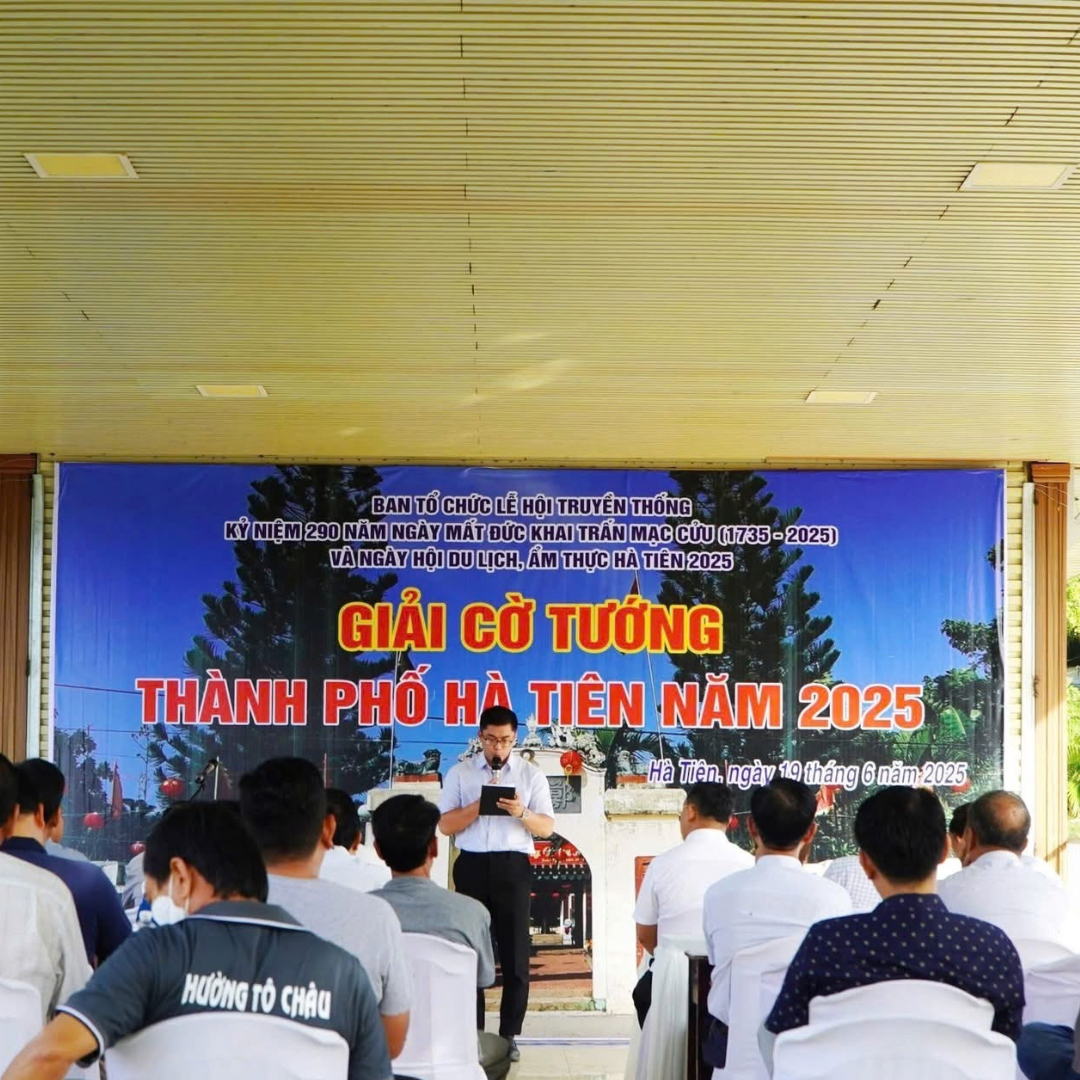 Khai Mạc Giải Cờ Tướng Thành Phố Hà Tiên Năm 2025