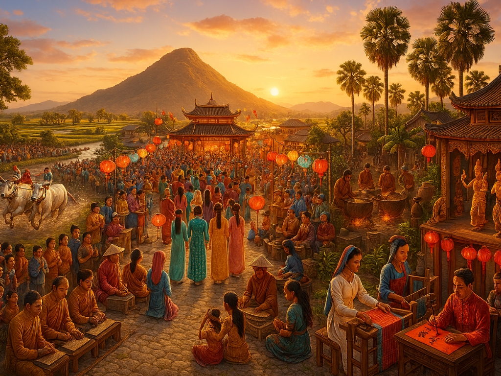 Kho tàng di sản văn hóa phi vật thể – Sắc màu bản sắc miền Tây