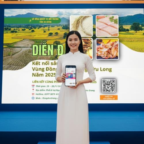 Gian Hàng Số An Giang Tại Diễn Đàn OCOP 2025: Cơ Hội Nâng Tầm Sản Phẩm OCOP An Giang