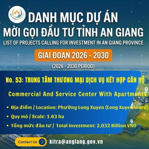No. 53: Trung Tâm Thương Mại Dịch Vụ Kết Hợp Căn Hộ | Đầu Tư An Giang 2026–2030