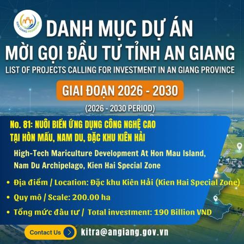 No. 81: Nuôi Biển Ứng Dụng Công Nghệ Cao Tại Hòn Mấu, Nam Du, Đặc Khu Kiên Hải