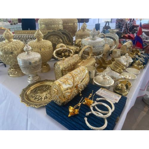 Sản phẩm Campuchia trưng bày tại hội nghị