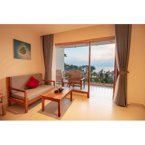 Phòng deluxe có cửa thông nhau hướng biển