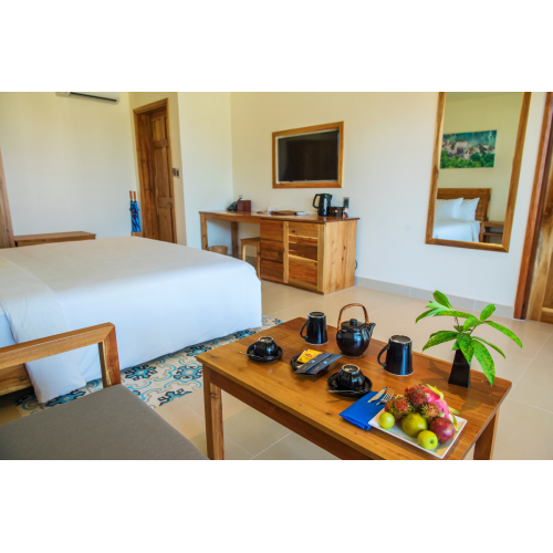 Phòng deluxe nhìn ra vườn – double