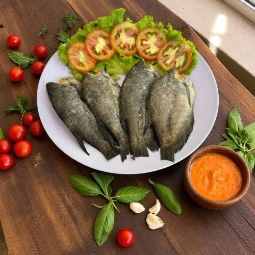 Khô Cá Sặc Rằn Một Nắng Kỳ Như (Khô lạc), Loại 2 từ 10 – 12 con/kg, Túi 500g.