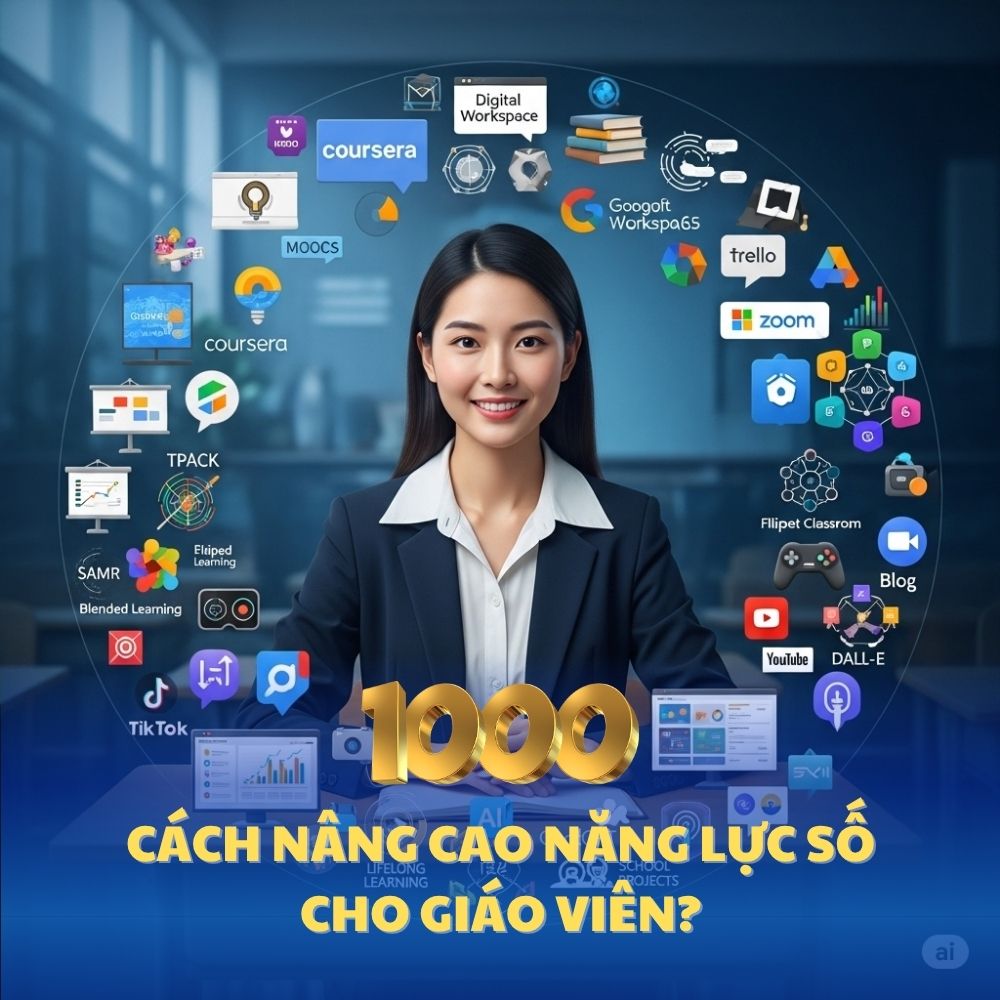 1001 Cách Phát Triển Năng Lực Số Giáo Viên