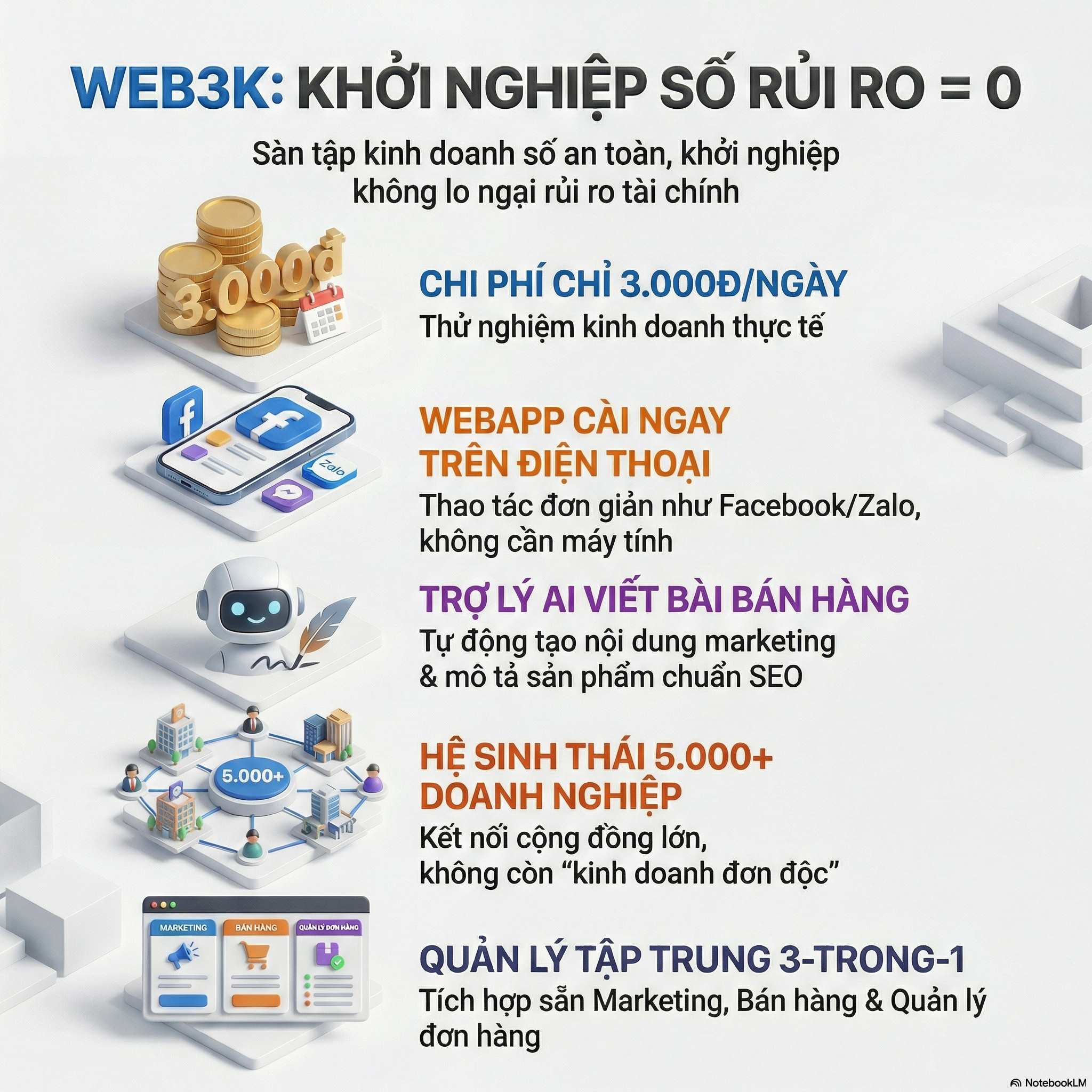 Web 3K - Khởi Nghiệp Không Lo Rủi Ro Tài Chính Cho Sinh Viên